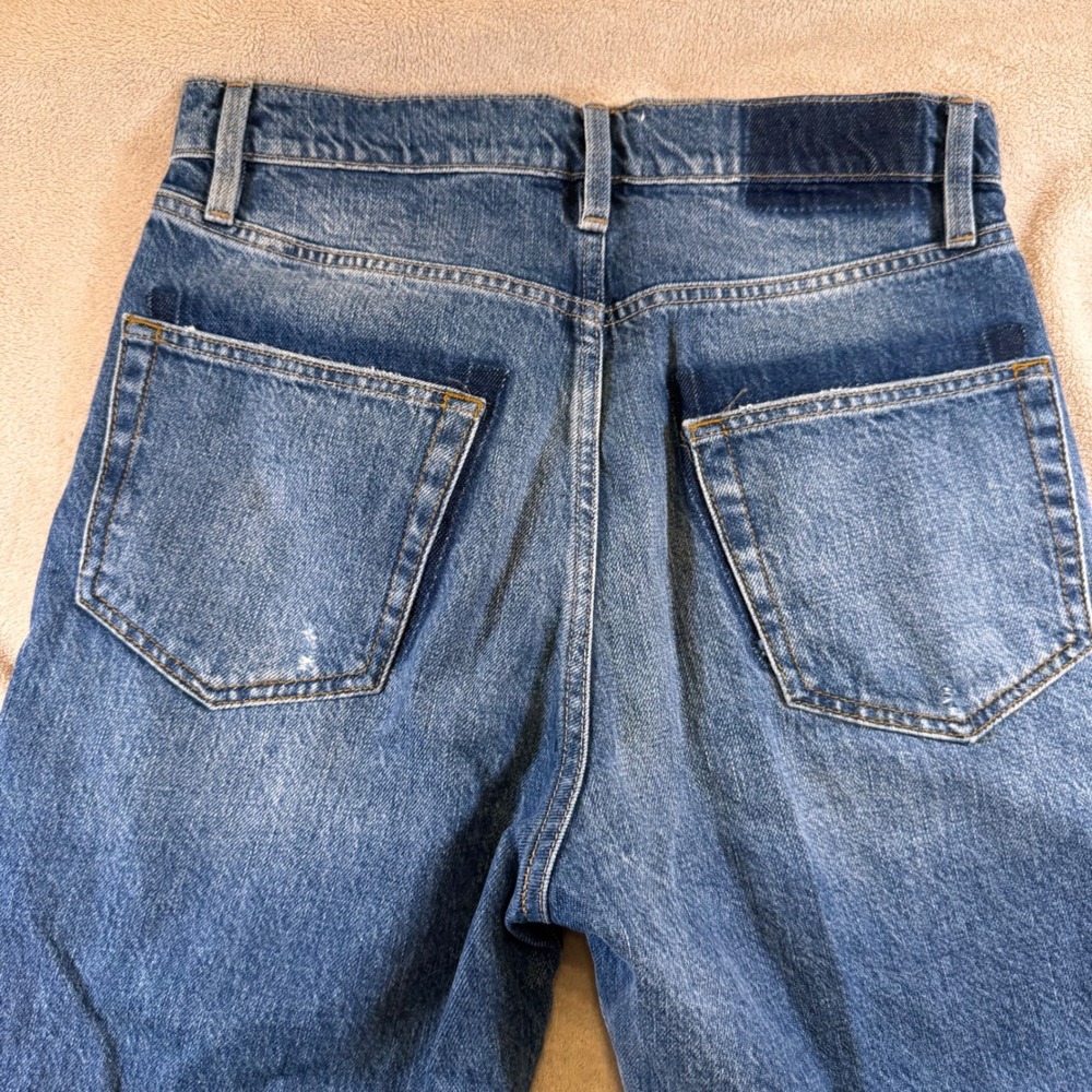 FRAME Colorblock Patchwork Distressed Thrashed St… - image 14